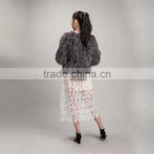 Myfur 2017 New Arrived Lady Warm Genuine Fox Fur Coat Silver Fox Fur Garment thumbnail-4