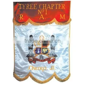 Screen Printed/Hand Embroidery Masonic Flag thumbnail-1