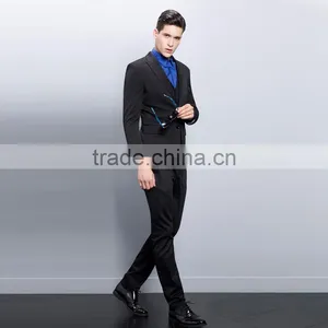 Custom Men's Wool Three Pieces Suit Of Korean Tuxedo For Men thumbnail-3