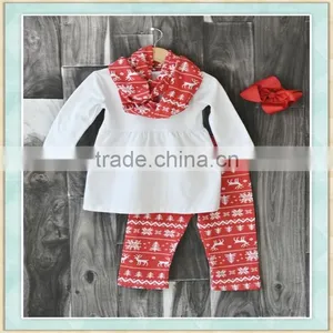 Baby Wear Bulk Clothes Write Tops Reindeer Pants Christmas Wholesale Fashion Clothing 2017 thumbnail-1