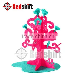3D Felt Puzzle Games for Kids Make Your Own Dove Jewelry Holder Diy Toy thumbnail-1