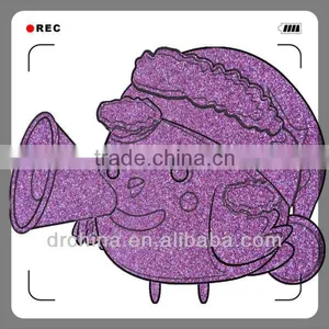 Shiny DIY Decration Cartoon Chicken Hot Selling Handcraft Glitter Cardstock Paper Holiday Supplies thumbnail-1