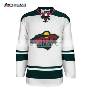 Cheap Wholesale Blank Hockey Jerseys Ice Hockey Goalie Jerseys Custom Hockey Jerseys thumbnail-1
