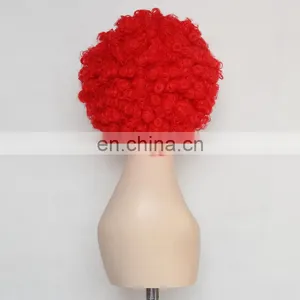 Afro Curly Clown Red Wig FGW-0025 thumbnail-2