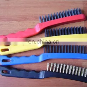Industrial Wire Brushes Stainless Steel Wire Brush Yellow thumbnail-1