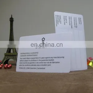 Black Color High Quality Standard Size VIP Card/Product Warranty Card/quality Assurance Card Printing thumbnail-3