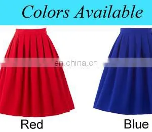 Belle Poque Women Midi Dark Green Retro Vintage Skirts BP000154-4 thumbnail-6
