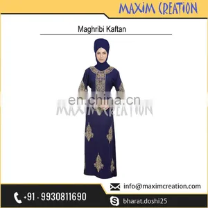 Top Rated Simple Party Wear Khaleeji Thobe For Arabian Ladies By Maxim Creation 6564 thumbnail-1