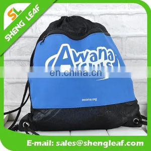 Reusable Eco-friendly Customized Logo Strong Mesh Drawstring Bag thumbnail-1