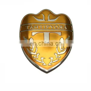 Custom Aluminum Embossed 3D Metal Wine Logo Adhesive Bottle Label Sticker Wine Lapel thumbnail-3
