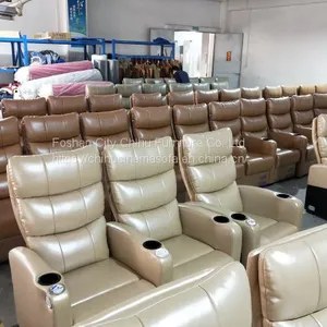 Modern Style Confortable Reclining Movie Cinema Sofa thumbnail-4