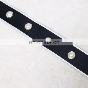 Hanmade Items Beaded Pearl Rivet Ribbon Trim for Dresses Decoration thumbnail-6