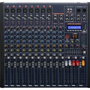 Bluetooth/USB Mixer With 8/12/16 Channels thumbnail-2