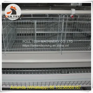 Hot Sale Mozambique Poultry Farming Equipment - Battery Chicken Cage & Layer Cage & Chicken Coop & Hen Coop & Laying Hen Cage in Chicken Shed thumbnail-1