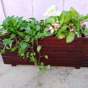 Rectangular Planter Box Large Custom Oem Outdoor Flower Boxes thumbnail-1