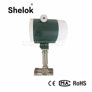 DN15 Mechanical Mini Chilled Water Liquid Caustic Turbine Flow Meter thumbnail-3