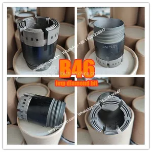 B46 Single Tube Bits, Impregnated Diamond Core Drill Bits, Exploration Drilling Bit, Rock Coring, Geotechnical Drilling Bits thumbnail-2