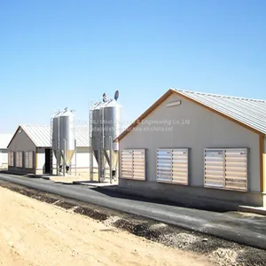 Steel Structure Design Poultry Farm Shed / Poultry Farm Structures thumbnail-1