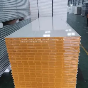 Fireproof Insulated Wall Roof Hollow Glass Magnesium Board MGO Sandwich Panel thumbnail-2