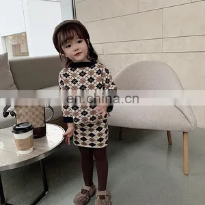 2020 Newest Vintage Thicken Knitted Sweater Suits Hot Selling Wholesale Korea Fashion Sweater Set thumbnail-3