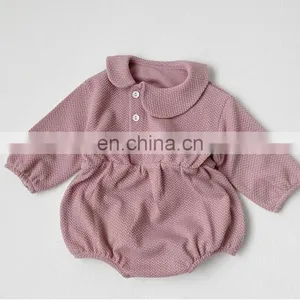 Long Sleeve Autumn Winter Baby Rompers Multi Colors Kids One Piece Jumpsuits thumbnail-2