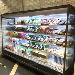 Cheap Supermarket Refrigerator Open Case Cooler Cooler Freezer Refrigerator Sold in China thumbnail-4