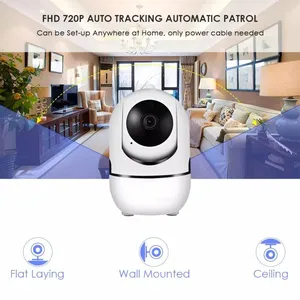 1080P FHD Human Auto Tracking Wireless IP CCTV Cameras P2P YCC365 APP Human Track Home Security Surveillance Camera thumbnail-4
