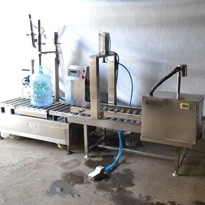 1L-20L Semi-automatic Filling and Sealing Equipment for Large Barrels of Purified Water Bottled Water Equipment thumbnail-1