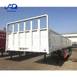 3axles 4axles 40ft Fudeng Brand Mechanical Suspension Heavy Duty Type Flatbed Semi Trailer thumbnail-4