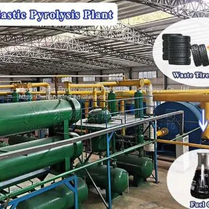 100kg-20TPD Waste Tire/plastic to Pyrolysis Oil Recycling and Converting Machine for Sale thumbnail-1