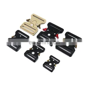 2022 Popular Adjustable Tactical Belt Buckle Metal Side Quick Release Buckle For Belt Dog Collar thumbnail-1