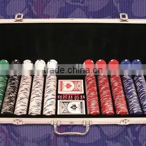 New Arrival! 1000pcs Poker Chip Case,aluminum Poker Set in Metal Case,trolley Poker Case Quality Choice thumbnail-1