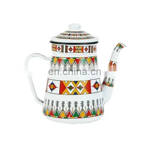 New Design 1.5L Teapot Enamel Teapot Enamel Kettle thumbnail-5