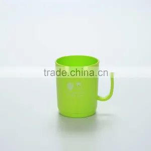 Reusable Cartoon Plastic Cups --Green thumbnail-2