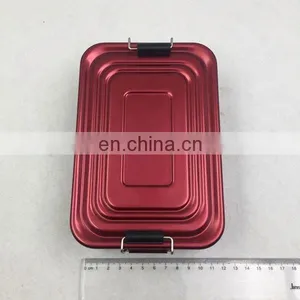 Leakproof Metal Aluminium Food Container With Lid thumbnail-2