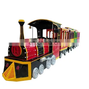 Amusement Cartoon Electric Track Train Playground Equipment Popular Trackless Train For Sale thumbnail-2