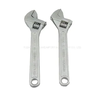 45 Steel 8/10/12/15/18 Inch Ratchet Wrench Scaffolding Spanner Tool Set Hardware Adjustable Spanner Set Monkey Wrench thumbnail-1