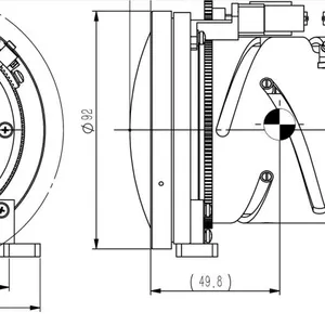 1/1.2 Industrial Lens With a Target Area of 50-200mm, 2 Million/4K/8K Pixels, Customizable Focal Length Value thumbnail-2