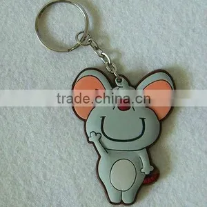 Mouse Cartoon Design Minion 3d Rubber Keychain for Kids thumbnail-1