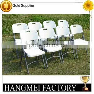 Out Door Space Saving Folding Plastic Chair HM-PF3 thumbnail-2
