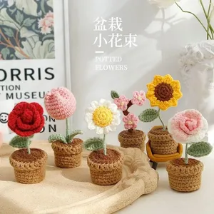 Crochet Flowers and Plant Pots thumbnail-1