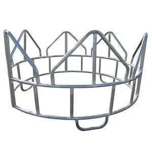 HORSE CATTLE SHEEP ALPACA PIG DEER FARM Special Feeder With Top Without Top Round Oval thumbnail-3