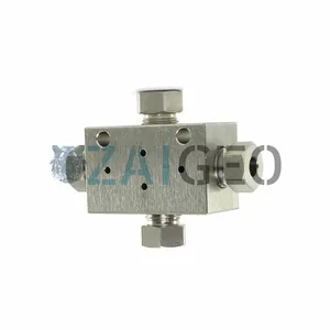 Water Jet Cutter Spare Parts A-0777-2 High Pressure Waterjet Cutter Accessories 3/8 Cross 60k, Premium, With Glands and Collars thumbnail-4