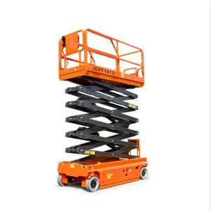500kg Capacity 4m-16m Battery-Powered Electric Scissor Lift With Hydraulic Trailer System thumbnail-2