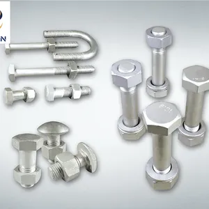 China Fastener Factory Hex Bolt OEM Custom Non-Standard Bolts Carbon Steel/ Stainless Steel Full/Half Thread Hex Head Bolts thumbnail-4