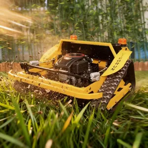 Single-cylinder Four-stroke Disk Rotary Rubber Track Remote Control Tracked Mower thumbnail-1