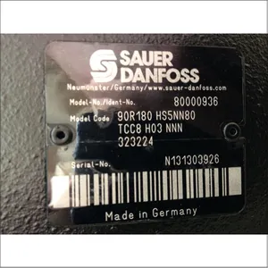 Danfoss 90R180 HS5NN80TCC8 H03 NNN323224 Hydraulic Axial Piston Pump thumbnail-5