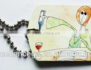 Custom Factory Price Metal Hole Hang Tag thumbnail-1