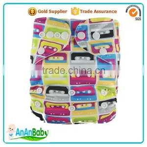 AnAnBaby Unisex Underwear Fitted Cloth Diaper Modern Kids Nappies thumbnail-2