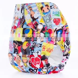 AnAnbaby Cloth Diaper Breathable Baby Printing Cloth Diapers thumbnail-6